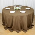 thumbnail image 2 of LNGOOR 108” Wholesale Round Tablecloth Polyester Round Table Linens For Wedding Party Banquet Restaurant -  WHITE, 2 of 11