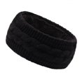 thumbnail image 3 of Fashion Autumn And Winter Pure Color Wool Knitted Hair Band Sports Headband, 3 of 9