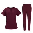 thumbnail image 2 of lionlar Uniforme d'Infirmière pour Femme Extensible à Multiples Poches Doux et Respirant Professionnel L, 2 of 8