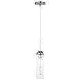 thumbnail image 1 of Hudson & Canal PD0649 Kagan Polished Nickel & Clear Glass Mini Pendant, 1 of 8