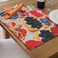 thumbnail image 3 of Set De Table En Plastique Tarte Aux Fruits - Lot De 12, 3 of 3