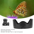 thumbnail image 3 of Cergrey ABS Lens Hood,ES-68II ABS Camera Mount Lens Hood Replacement Accessory for EOS EF 50mm f/1.8 Lens, 3 of 8