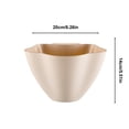 thumbnail image 3 of Pink White Plastic Storage Bins For Pantry Organization With Four Handles, 3 of 6