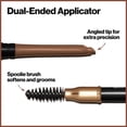 thumbnail image 2 of Revlon ColorStay Waterproof Longwearing Eyebrow Pencil, Retractable Angled Tip Applicator, 0.35g, 2 of 6