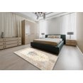 thumbnail image 4 of Ahgly Company Indoor Square Traditional Tan Brown Persian Area Rugs, 10' Square, 4 of 6
