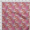 thumbnail image 4 of oneOone Cotton Poplin Red Fabric Check Patchwork Sewing Material Print Fabric By The Yard 42 Inch Wide, 4 of 5