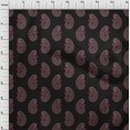 thumbnail image 3 of oneOone Viscose Jersey Fabric Paisley Block Decor Fabric Printed BTY 60 Inch Wide, 3 of 5