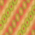 thumbnail image 1 of Ahgly Tapis de Zone Carré Transitionnel Néon Orange Lavable en Machine, 5 Pieds Carré, 1 of 7