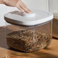 thumbnail image 1 of AMERTEER Contenant à Riz Hermétique avec Couvercle Tasse à Mesurer 10 Lb Réutilisable Contenant de Rangement pour Riz Scellé Qualité Alimentaire Sans BPA Bocal de Rangement Alimentaire Hermétique Seau à Riz Transparent, 1 of 11