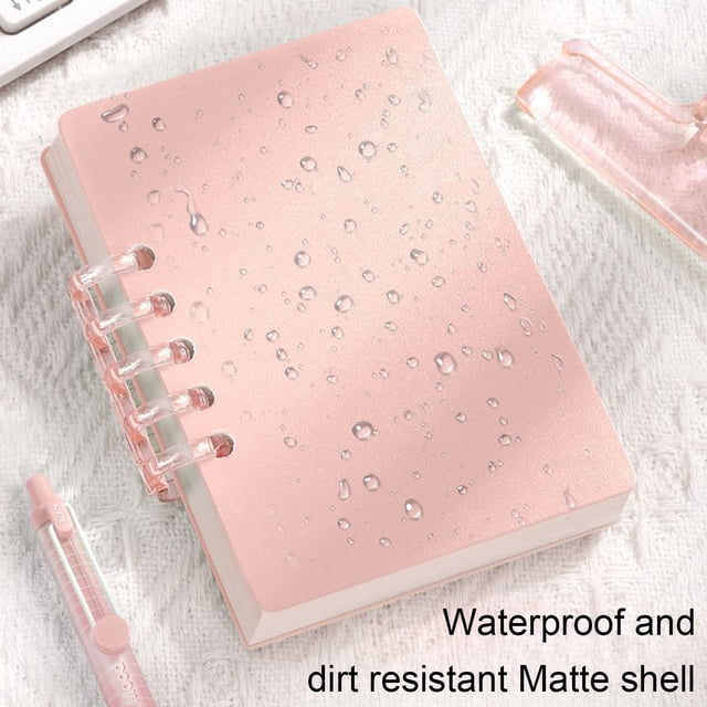 A7 Student Stationery Cute Convenience Sticker A7 Loose Leaf Notebook Flip Cartoons Creatives Memo Book