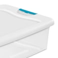 thumbnail image 4 of Sterilite 32 Quart Clear Stackable Latching Storage Box Containers, 18 Pack, 4 of 6