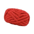 thumbnail image 2 of Tnarru Chunky Wool Yarn Jumbo Yarn Washable Hand Knitting DIY Weight Yarn Bulky Yarn for Tapestry Bed Fence Throw Rug Making Red, 2 of 8