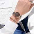 thumbnail image 1 of Up to 65% Off Ladies Watch Quartz Dial Plaid Strap Quartz Watch Bracelet Decoration Necklace Rings Earring Jewelry on Clearance, 1 of 4
