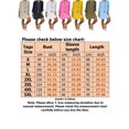 thumbnail image 2 of LUXUR Robe Courte pour Femmes à Col en V, Manches Longues, Aguichant, Couleur Unie, Gris, TTG, 2 of 2