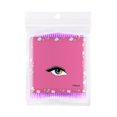 thumbnail image 1 of kurtrusly Extension de Cils Micro Applicateur Brosse Écouvillon à Double Tête Micro-Brosse en Coton Rose, 1 of 7