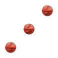 thumbnail image 2 of Youkk Ballon de Basketball Non Toxique avec Résistance aux Impacts, Imperméable et Antidéflagrant, Ballon d'Entraînement en PU Élastique Rouge - Taille 5 Ensemble de 3, 2 of 6