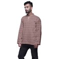 thumbnail image 2 of Atasi Kurta Décontractée Imprimée à Col Chinois Chemise Ethnique Kurta Courte pour Homme Tunique, 2 of 5