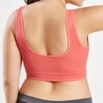 thumbnail image 4 of Pisexur Women Seamless Plus Size Bra Pure Color Plus Size Ultra-thin Large Sports Full Bra Cup Tops, 4 of 9