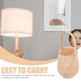 thumbnail image 3 of IFANLANDOR Lanterns for Candles Bamboo Candle Holders Lantern Decor with Light Brown Office Use 1Set, 3 of 5