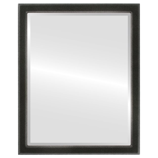 Miroir Encadré Toronto - Noir Argent