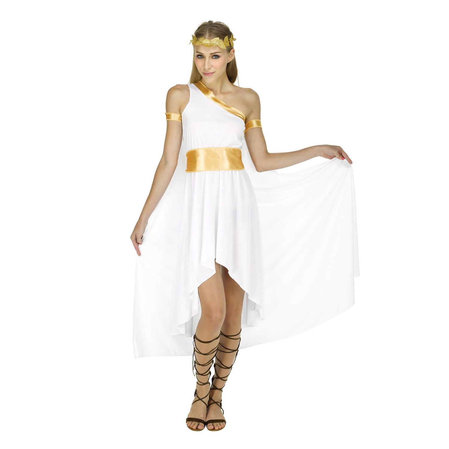 PARTYHOLIC COSTUME DE LA DÉESSE D’ATHÈNES (MOYEN)