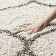 thumbnail image 4 of Hawthorne Collection Ivory Shag Rug - 4' x 6', 4 of 5