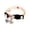 White, variant on Pet Collars Fragmented Cat Ribbon Design for Secure and Stylish Everyday Wear, 4x14x2 cm, Blue