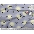 thumbnail image 2 of Soimoi Rayon Fabric Moon & Bat Halloween Print Fabric by The Yard 56 Inch Wide, 2 of 3