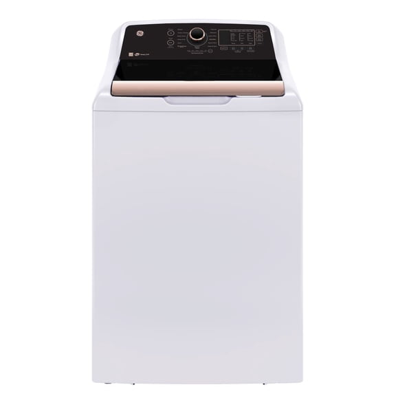 GE Laveuse à Chargement par le Dessus de 5,3 Pi3 Blanche et Or Rose - GTW690BMYWR