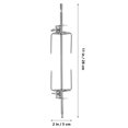 thumbnail image 5 of Miangastore Fourchette de BBQ Rotative en Acier Inoxydable pour la Maison Argent Facile à Transporter et à Ranger 1 Ensemble, 5 of 5
