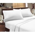 thumbnail image 4 of Hotel Luxurious, 1800 Series Super Soft Embroidery 3 PC Sheet Set (Twin White), 4 of 4