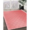 thumbnail image 3 of Ahgly Tapis Rond Lavable en Machine Intérieur Transitionnel Rose Corail Clair, 8 Pieds Rond, 3 of 7