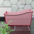 thumbnail image 3 of Soaking Standing Bath Tub, Collapsible Bathtub Large Sized  for Household Pink, 3 of 7
