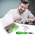 thumbnail image 4 of Precision Screwdriver Set 32 in 1 Mini Magnetic Screwdriver Set Repair Tool Set, 4 of 9