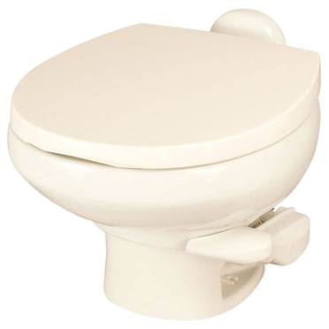 Thetford Aqua Magic Style II RV Low Profile Portable Travel Toilet, Bone