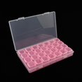 thumbnail image 5 of Cosmetic Cases Gospire Small 28 Grids Box Clear Plastic Jewelry Craft Storage Container Painting Embroidery Diy Art Craft Accessory Organizer Case (Colorful), Cosmetic Cases for Women, 5 of 5