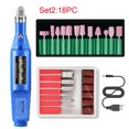 thumbnail image 1 of 18pc Electric Nail Drill, Portable Nail Drills for Acrylic Nails, Toenail Sander for Thick Nails File Kit, Acrylic Nail Kit Set Professional with Everything,, 1 of 6