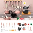 thumbnail image 2 of Viflosae Kids Pretend Play Kids Play Kitchen Set Pretend Cutting Toy with Realistic Safe Dishes Utensils and Cookware Educational Toy for Boyss Children, 2 of 8