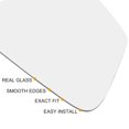 thumbnail image 4 of Rearview Mirror Glass with Backing Plate Left Side for Hyundai Elantra for Kia Spectra, 4 of 7