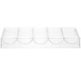 thumbnail image 4 of Transparent Acrylic Poker Chip Holder MultiFunctional Storage Box for Easy Organization 5 Grids, 4 of 9