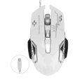 thumbnail image 2 of Gamer Mouse, Gaming Mouse Wired Ergonomic Streamline Design Drive Free  for Home for Office White,, 2 of 7