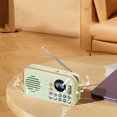 thumbnail image 2 of Portable Bluetooth Stereo Speaker Mini Digital Am Fm Radio Media Speaker Mp3 Music Player Support Tf Card/Usb Disk with Led Screen Display and Emergency Flashlight Function, 2 of 8