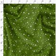 thumbnail image 3 of Soimoi Green Rayon Fabric Stars Star Print Fabric by Yard 56 Inch Wide, 3 of 6