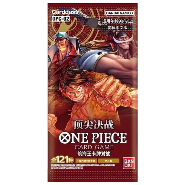 Bandai TCG Original One Piece Game Card OPC-02 Top Chinese Battle