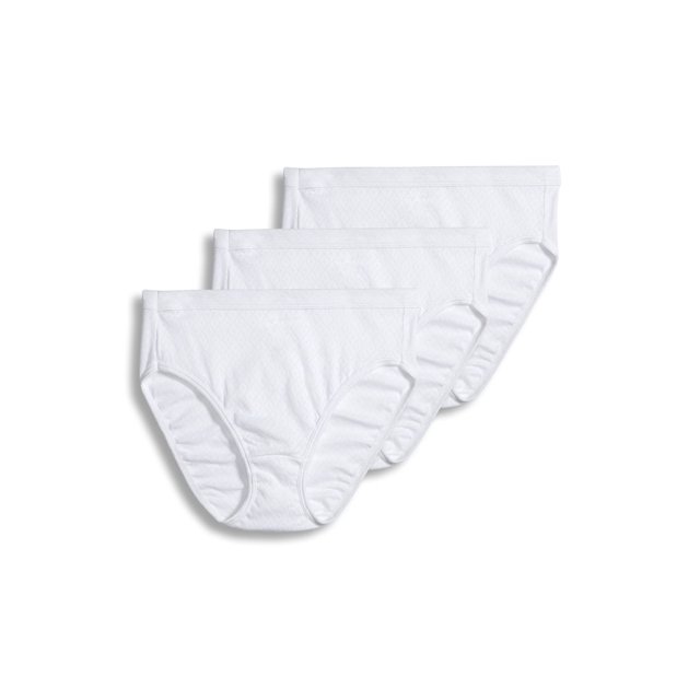Jockey Femmes 100 % Coton Elance Respirant Coupe Française - Lot de 3
