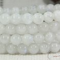 thumbnail image 3 of Bracelet Extensible Unisexe en Perles Rondes de 6 mm en Pierre de Lune Bleue Naturelle, 3 of 3