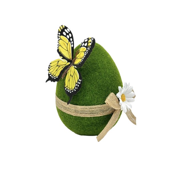 Ohufall Velvet Flocked Easter Eggs Assorted Colors Decorative Ornaments Perfect For Home Shop Windows Easter Party Decorations And Displays