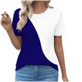 thumbnail image 1 of Birdeem Womens Round Neck Fashionable Casual Short Sleeved Spring/Summer Top, 1 of 12