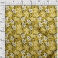 thumbnail image 3 of oneOone Viscose Chiffon Yellow Fabric Florals Sewing Craft Projects Fabric Prints By Yard 42 Inch Wide, 3 of 4