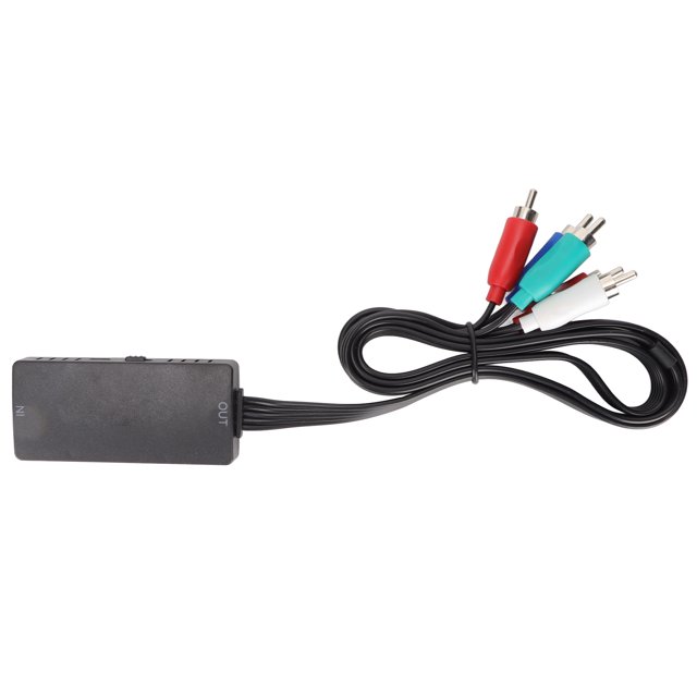 YPbPr Convertisseur, Facile à Commuter Interface Multimédia HD Convertisseur de Composants pour PC